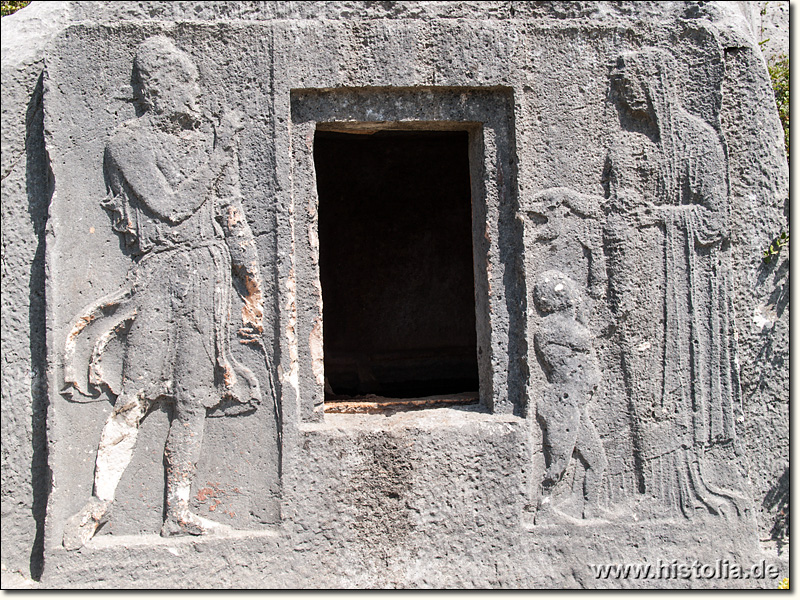 Limyra in Lykien - Relief an einem Familien-Grab