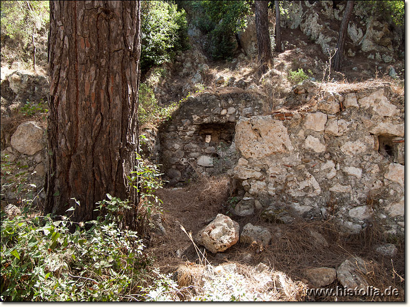Melanippe in Lykien - Ein byzantinisches Grabhaus auf dem Weg vom Hafen ins Stadtgebiet von Melanippe