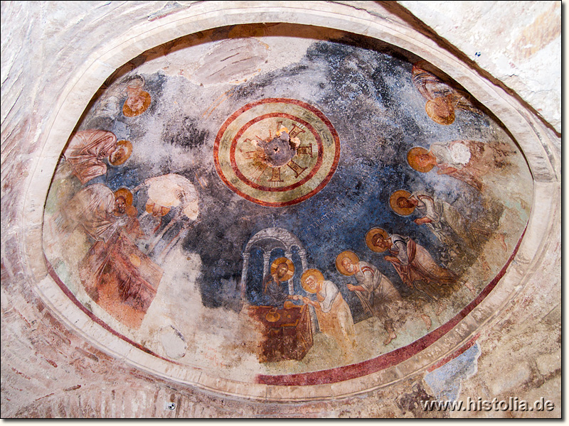 Myra-Nikolaus-Kirche in Lykien - Deckenbemalung in der Basilika