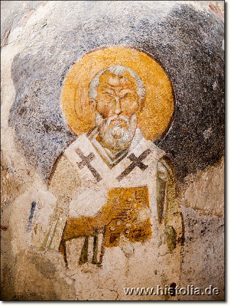 Myra-Nikolaus-Kirche in Lykien - Kleines Fresko im neuen Eingangsbereich der Basilika