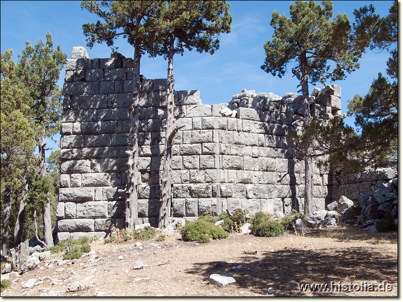 Oinoanda in Lykien - Bastion innerhalb der westlichen Stadtmauer von Oinoanda