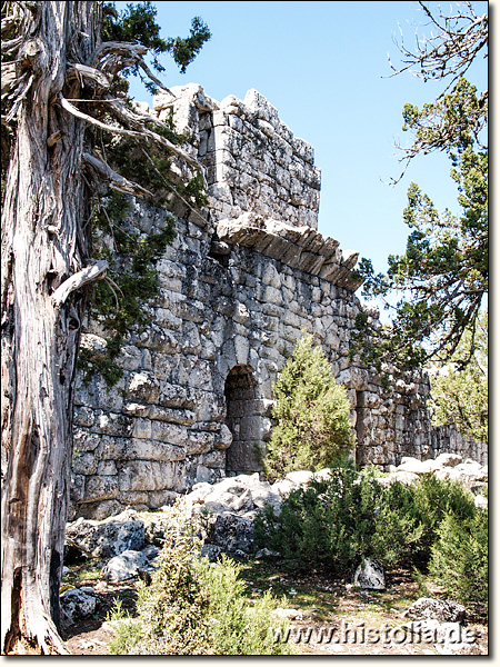 Oinoanda in Lykien - Stadtmauer mit Zugang zum Turm