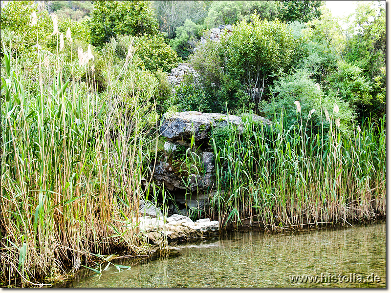 Olympos in Lykien - alter Brückenkopf der Flussbrücke