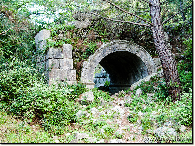 Olympos in Lykien - Eingang zum Theater