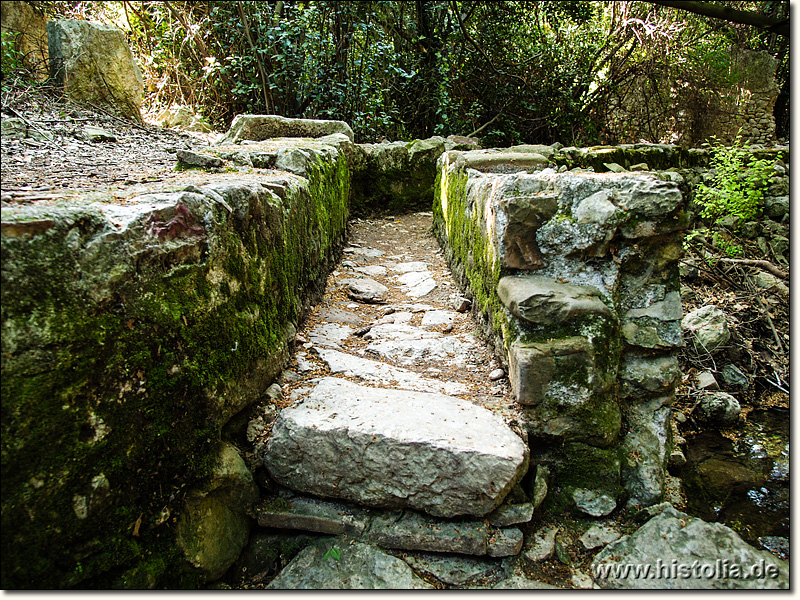 Olympos in Lykien - Wasserleitung