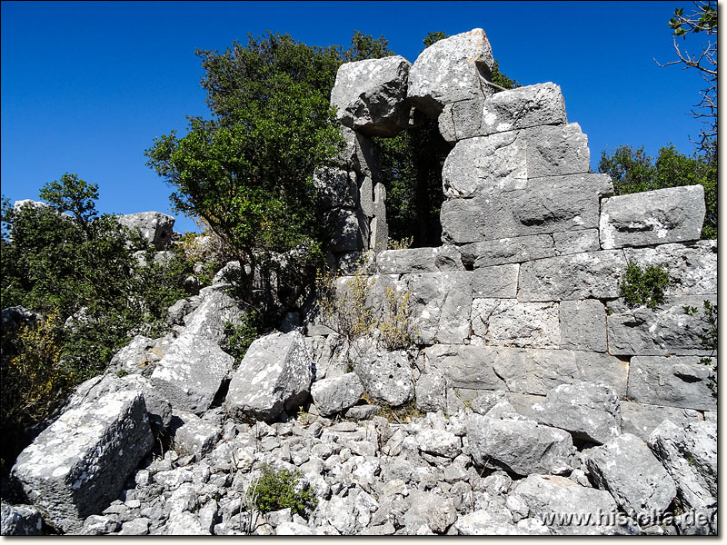 Oninda in Lykien - Tor zum Wachturm, Westlicher Teil der Akropolis