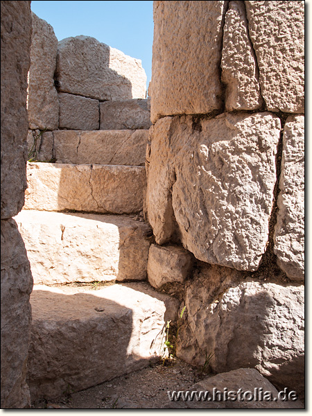 Patara in Lykien - Wendeltreppe im Leuchtturm von Patara