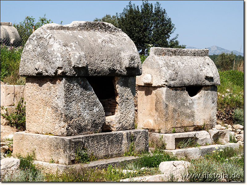 Patara in Lykien - Sarkophage