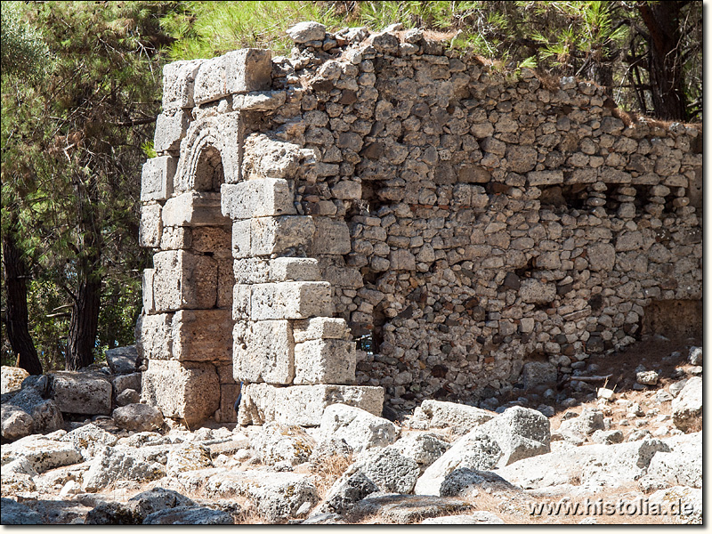 Phaselis in Lykien - Geschäftshaus an der Agora des Domitian