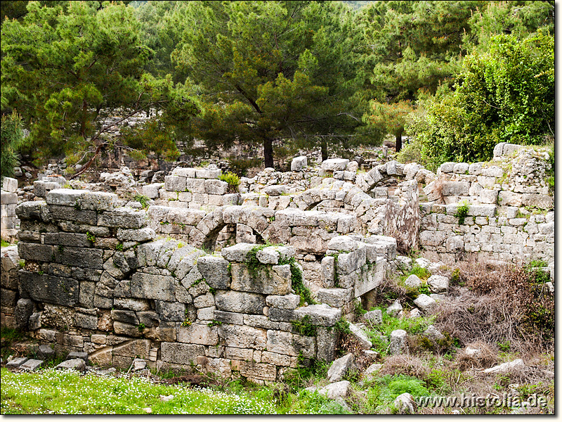 Phaselis in Lykien - Die Bäder von Phaselis