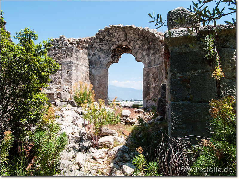 Pydnai in Lykien - Apsis der Basilika