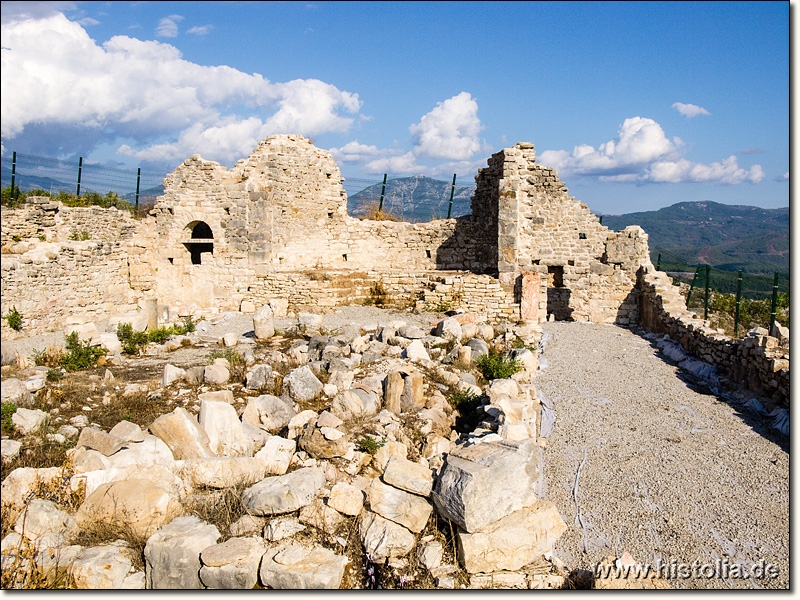 Rhodiapolis in Lykien - Blick in die Absis der großen Basilika von Rhodiapolis