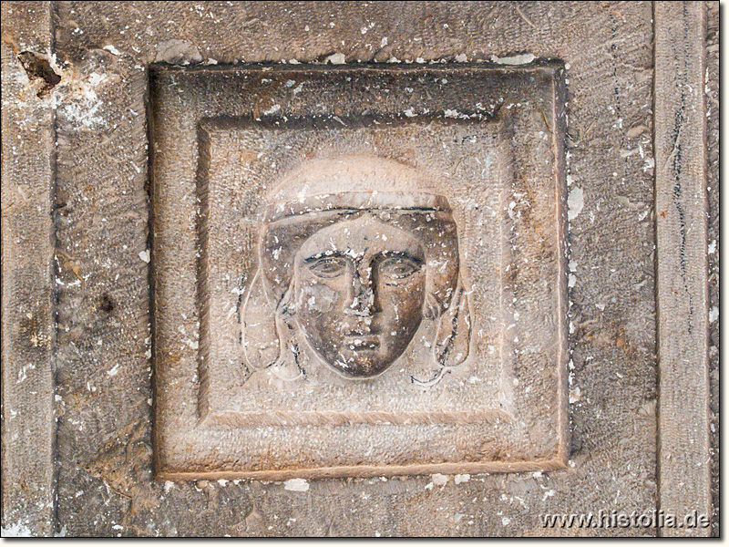 Sidyma in Lykien - Relief in der Grabkammerdecke