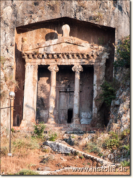 Telmessos in Lykien - Tempelgrab des Amyntas