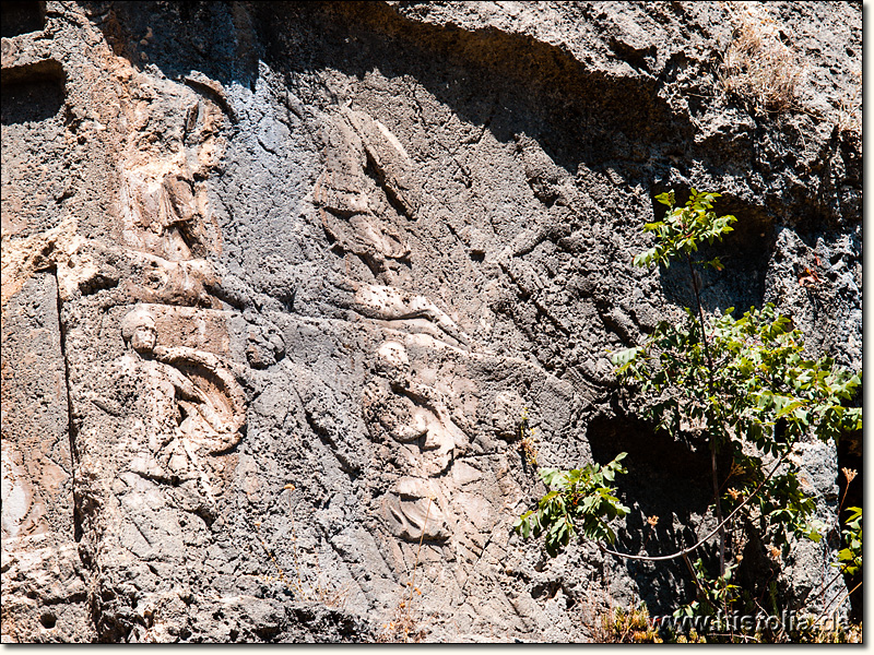 Tlos in Lykien - Relief am Fuß des Festungsberges