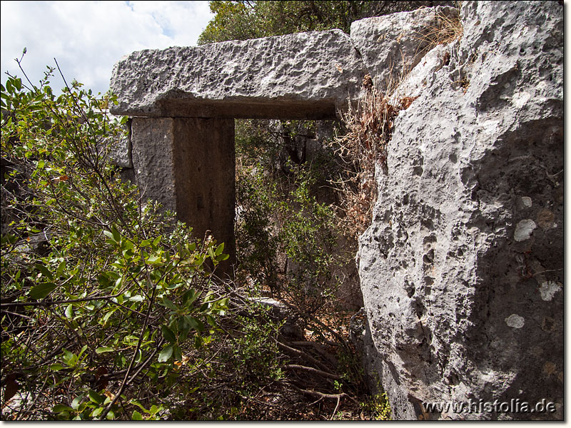 Trysa in Lykien - Toranlage auf dem Burgberg von Trysa