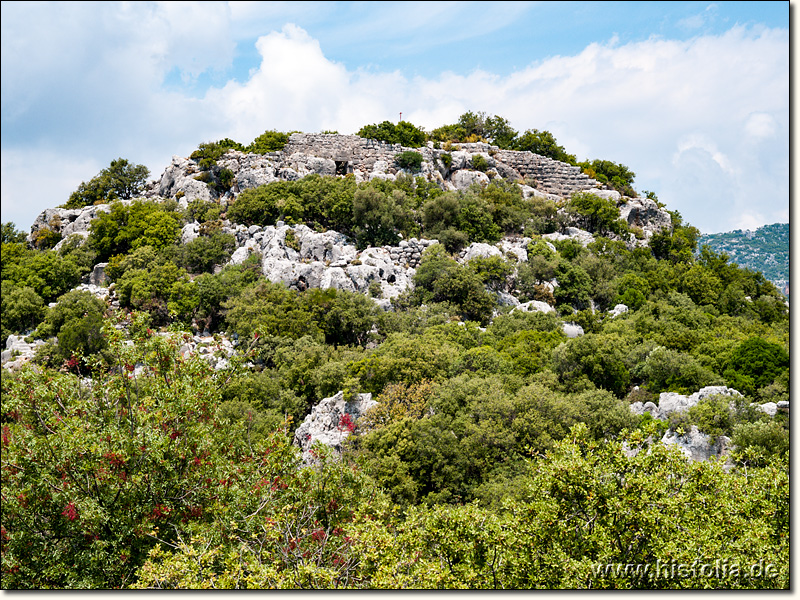 Tyberissos in Lykien - Die Akropolis von Tyberissos