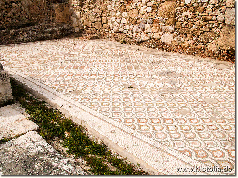 Xanthos in Lykien - Bodenmosaiken in der großen Basilika von Xanthos