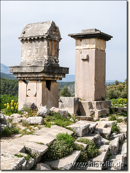 Xanthos in Lykien - Harpyien- und Pfeilergrab