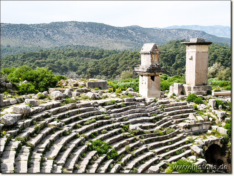 Xanthos in Lykien - Harpyien- und Pfeilergrab