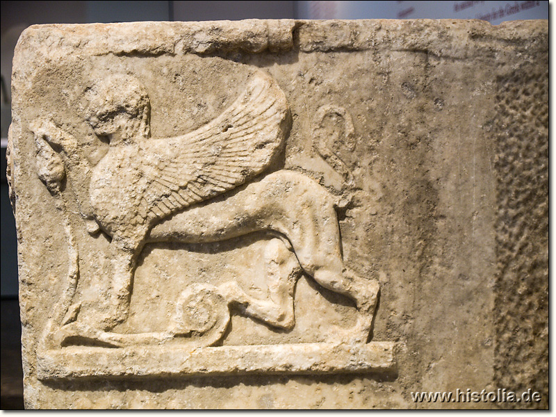 Museum von Berlin - Sphinx-Relief, Teil einer Verzierung eines Altars aus Milet