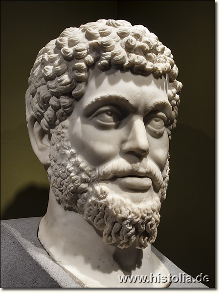 Museum von Burdur - Kopf einer Statue des Kaisers Marcus Aurelius aus Sagalassos