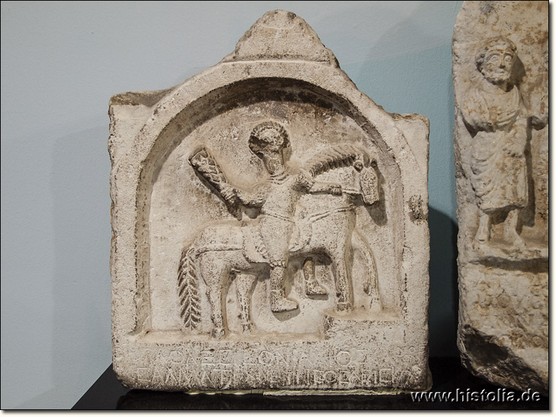 Museum von Isparta - Abbild des oft im lykischen Hochland verehrten Reitergottes 'Kakasbos'