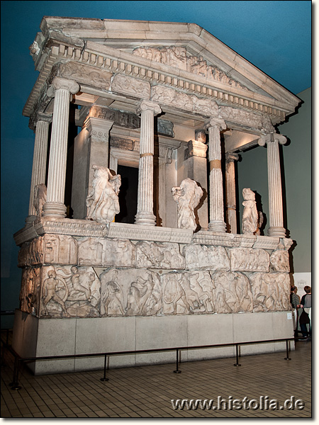 Britisches Museum in London - Das Nereiden-Monument aus Xanthos in Lykien