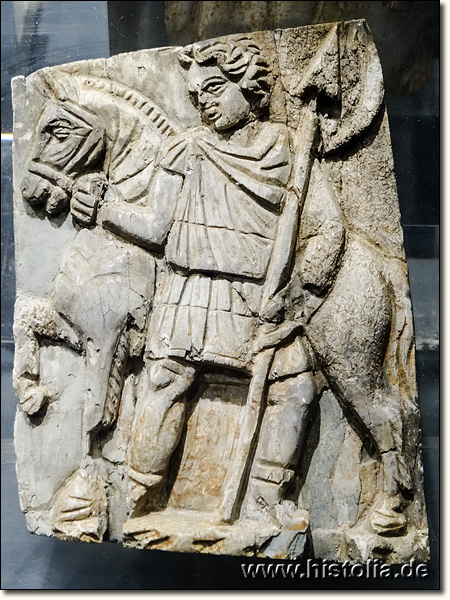 Museum von Selçuk - Relief von Pferd und Reiter mit Lanze aus Ephesos