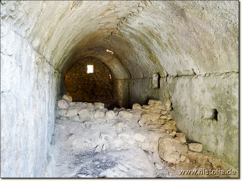 Alara-Kale in Pamphylien - Gewölbe der oberen Burganlage