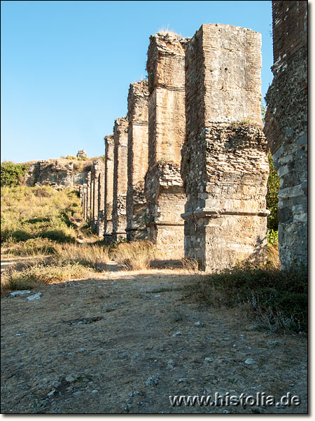 Aspendos in Pamphylien - Aquädukt nach Aspendos