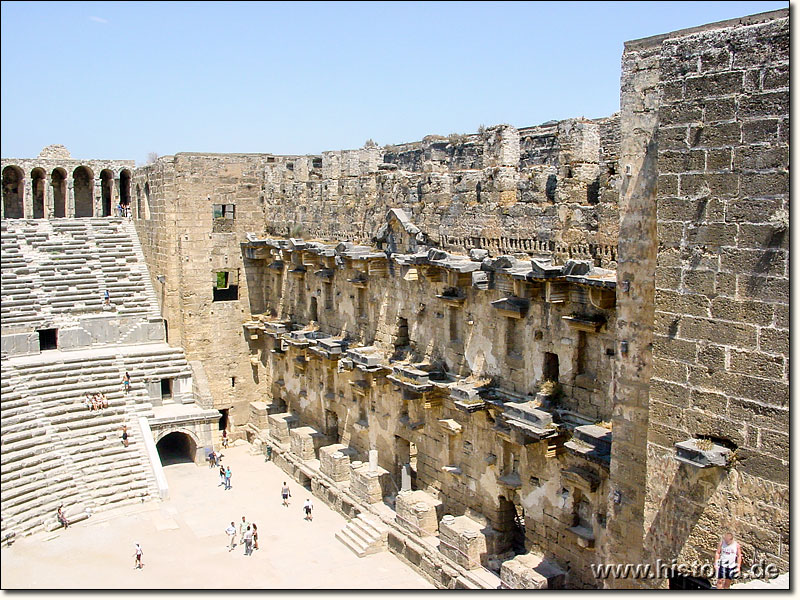 Aspendos in Pamphylien - Bühnenwand