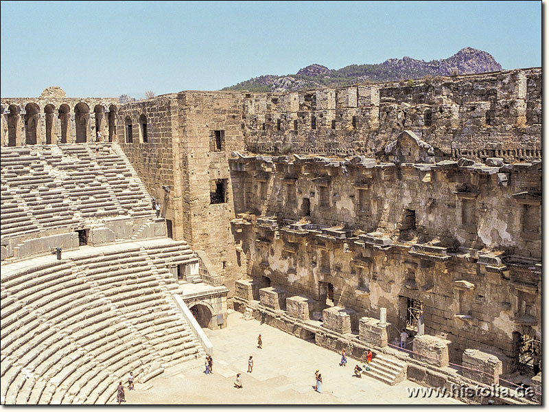 Aspendos in Pamphylien - Theater von Innen