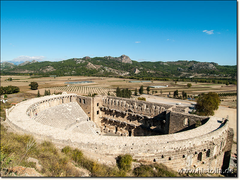 Aspendos in Pamphylien - Theater von Außen