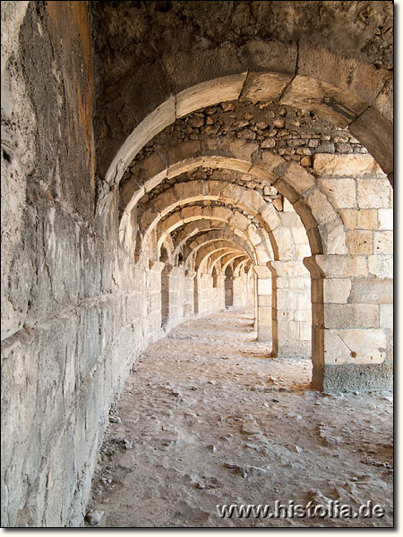 Aspendos in Pamphylien - Die Galerie im Theater