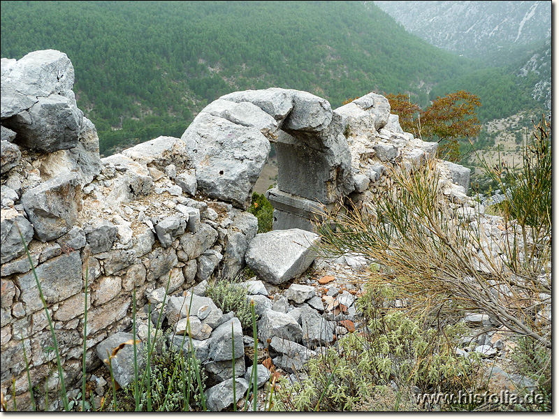 Kasai in Pamphylien - Südliches Eingangstor zur Basilika von Kasai