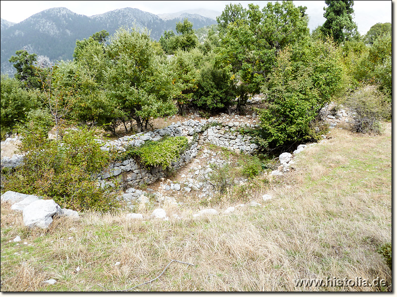 Kasai in Pamphylien - Große Zisterne am Südende des Gebirgssattels von Kasai