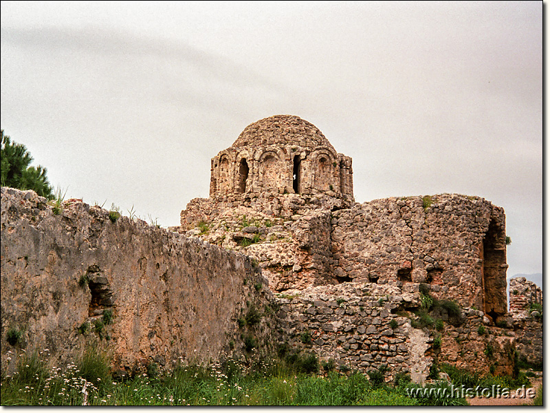 Korakesion in Pamphylien - byzantinische Kirche in der Hauptburg