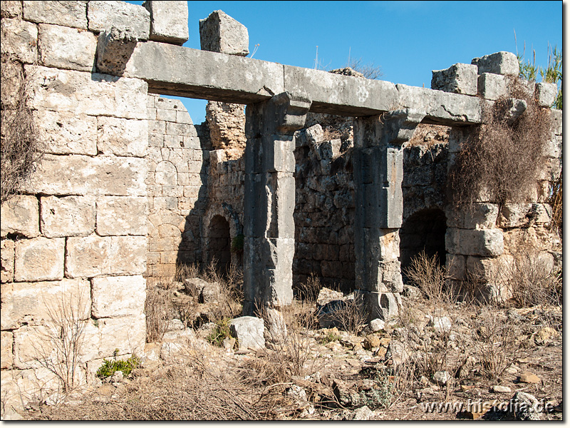 Perge in Pamphylien - Bäder beim westlichen Stadttor