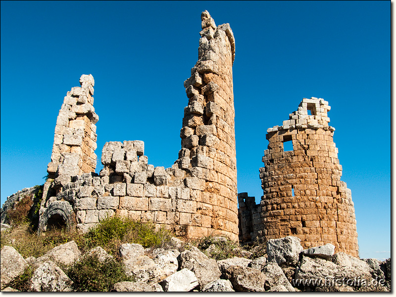 Perge in Pamphylien - hellenistisches Stadttor