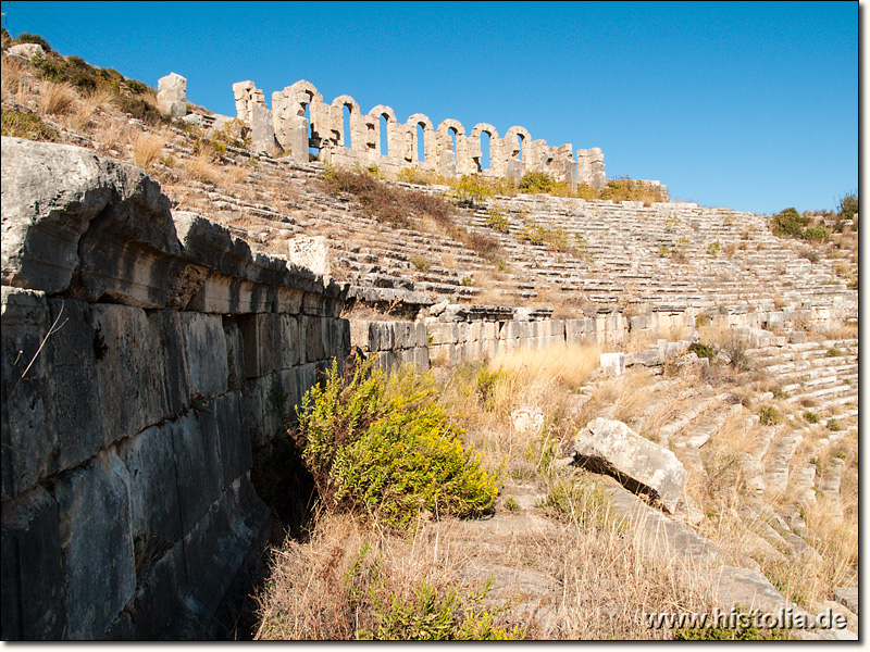 Perge in Pamphylien - Diazoma im Theater