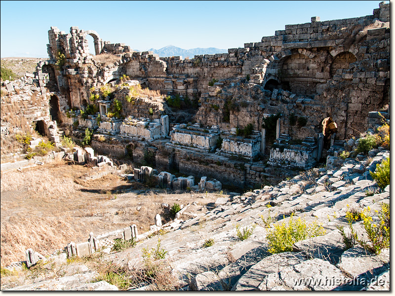 Perge in Pamphylien - Bühnenhaus des Theaters