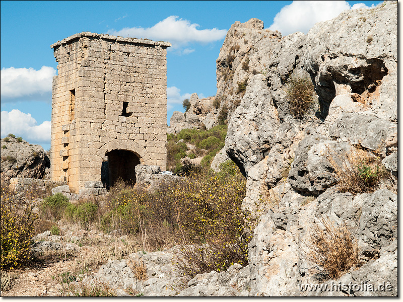 Sillyon im Pamphylien - Wachturm und Stadttor