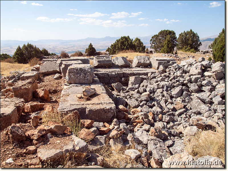 Antiochia-Men in Pisidien - Reste der Cella des großen Men-Tempels von Antiochia