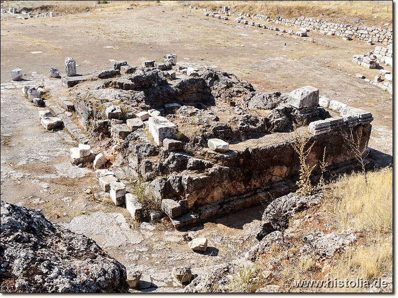 Antiochia in Pisidien - Fundamente des Kaiserkult-Tempel für Augustus