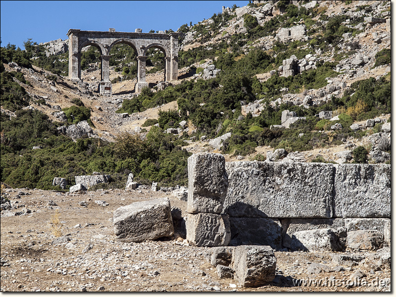 Ariassos in Pisidien - Das Stadttor von Ariassos