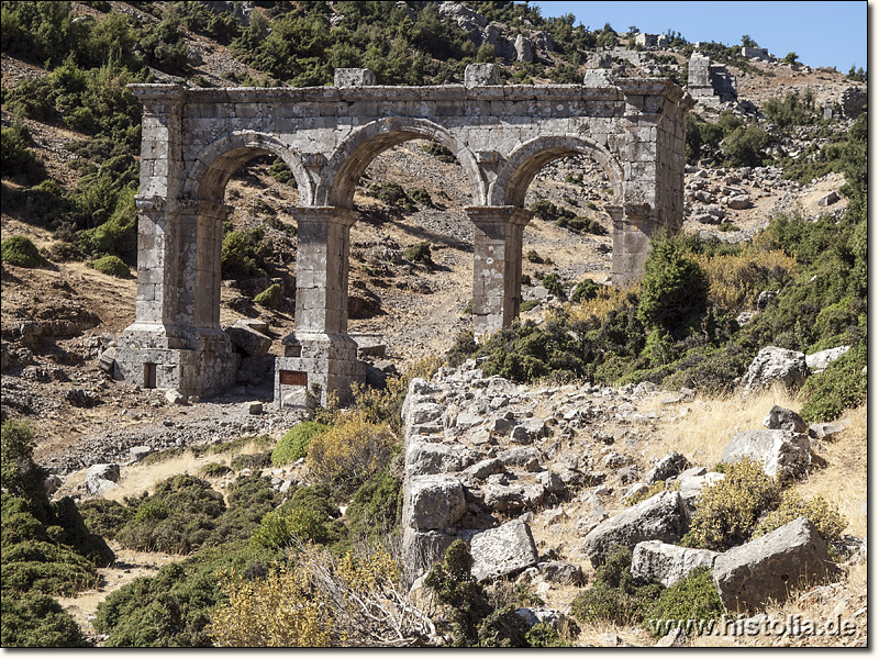 Ariassos in Pisidien - Das Stadttor von Ariassos