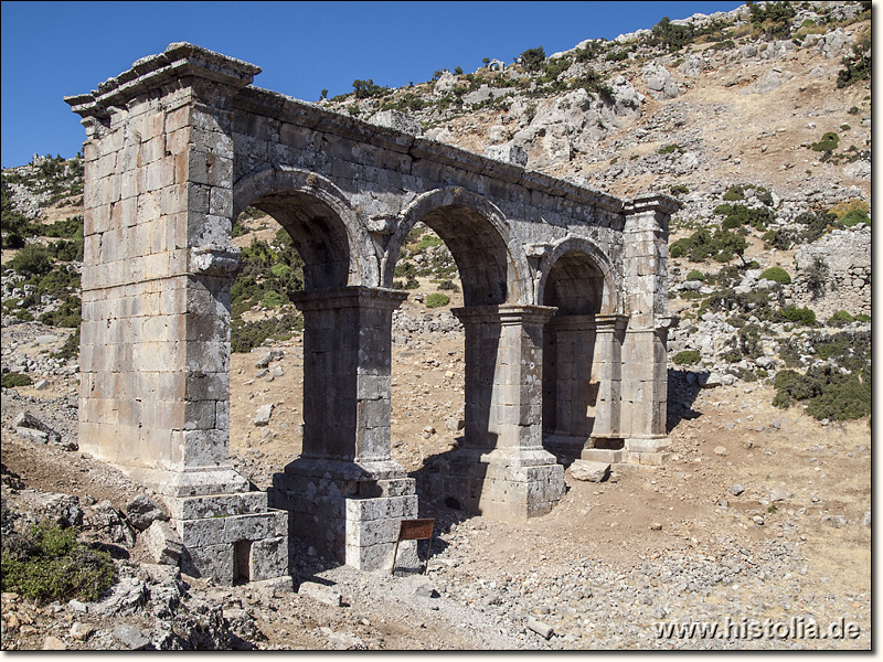 Ariassos in Pisidien - Das Stadttor von Ariassos