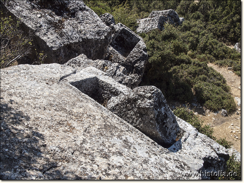 Kremna in Pisidien - Nekropole im Südwesten von Kremna