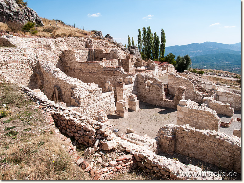 Sagalassos in Pisidien - Gebäude- und Gewölbereste aus den östlichen Stadtteilen